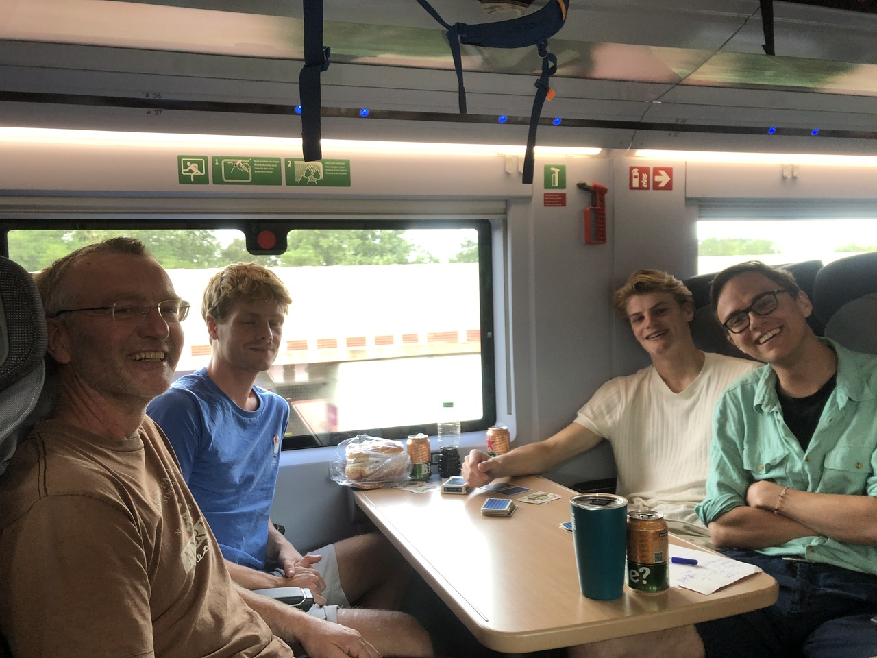 Day 2 – Playing cards with Gerrit, Robin and Evert – 10.10 hours