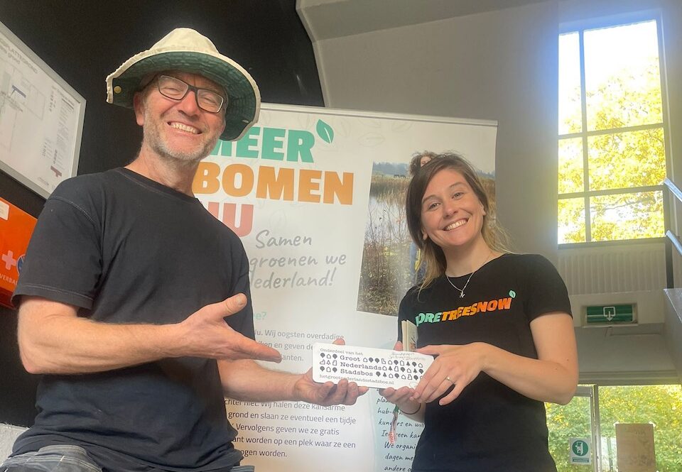 MEERBOMENNU zorgt voor Het Groot Nederlands Stadsbos